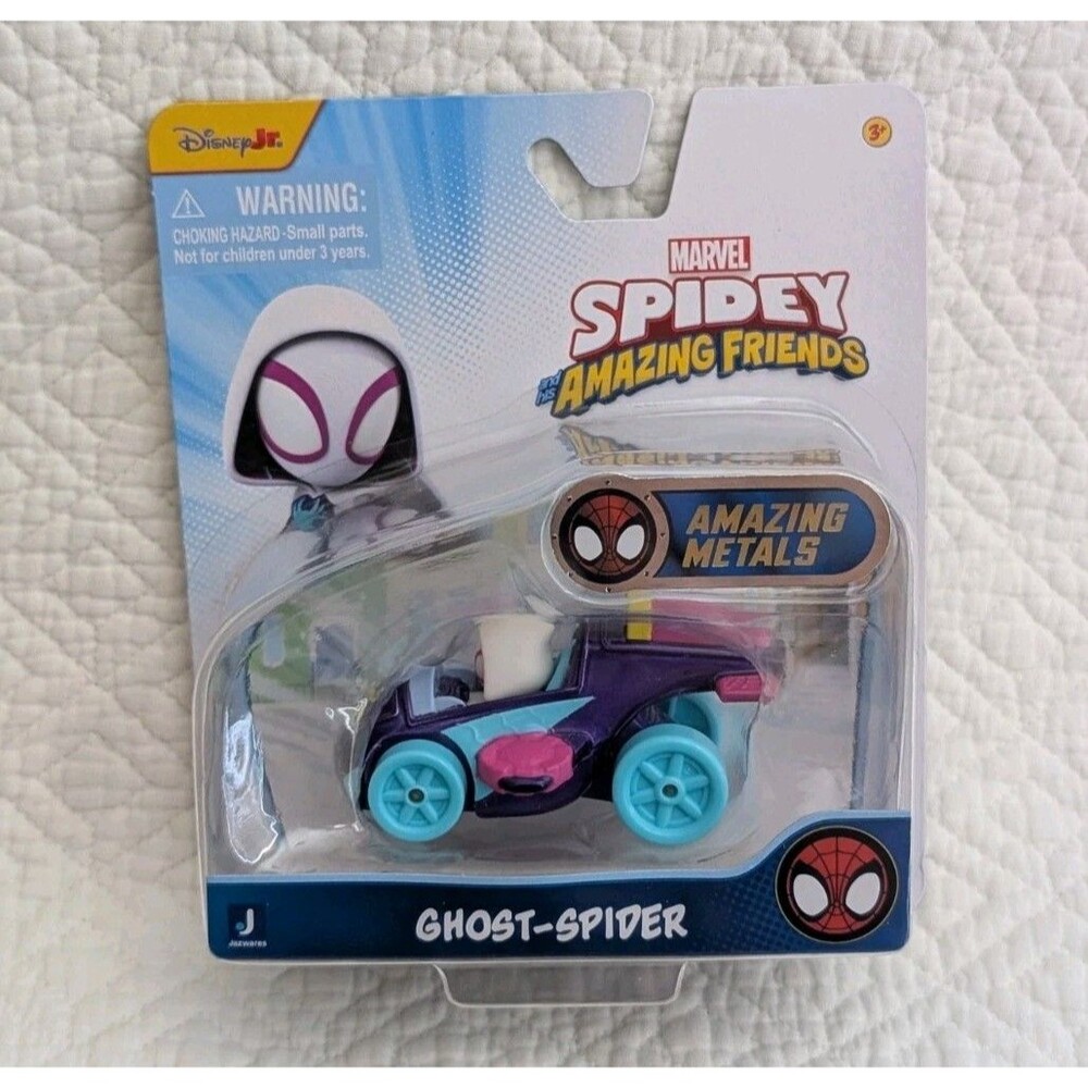 Marvel Spidey & His Amazing Friends Amazing Metals Diecast Vehicle Ghost Spider